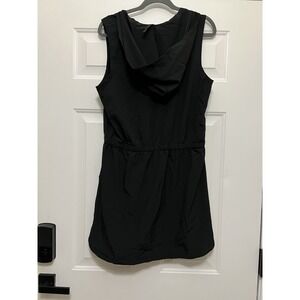 Gaiam Black Sleeveless  Athletic Dress size Large‎ women Hooded Outdoor Wear